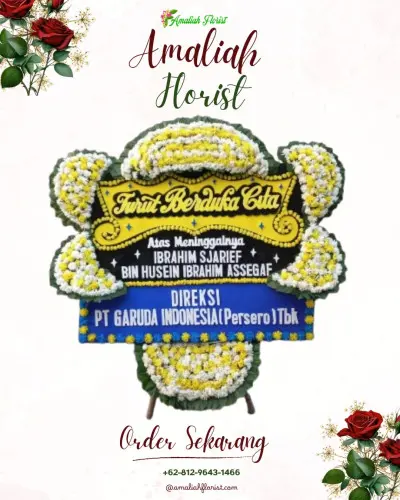 Papan Bunga Duka di Tribuana